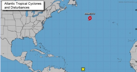 La Tormenta Subtropical Ernesto Avanza Por El Atl Ntico Norte Sin