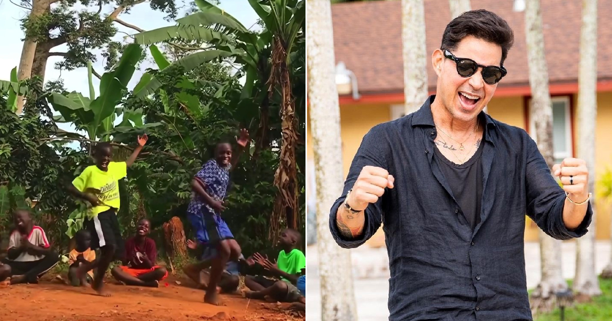 Leoni Torres conmovido al ver bailar a niños africanos su canción