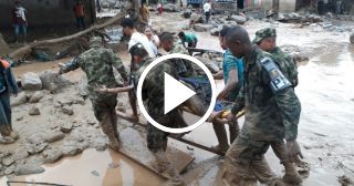 Desbordamiento de río en Colombia deja 102 muertos