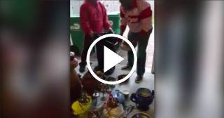 Pastor evangelista de Miami destruye altar de santería cubana