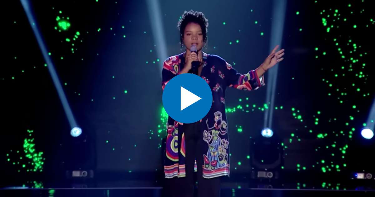 Saidys Calzado © Captura de Youtube / La Voz Kids Uruguay