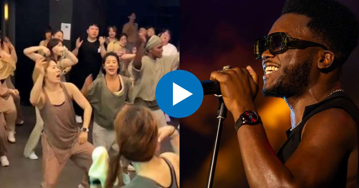 Coreanos bailan con música de Cimafunk / Cimafunk © Instagram del artista