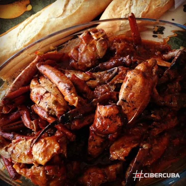 Receta de Cangrejo enchilado - CiberCuba Cocina