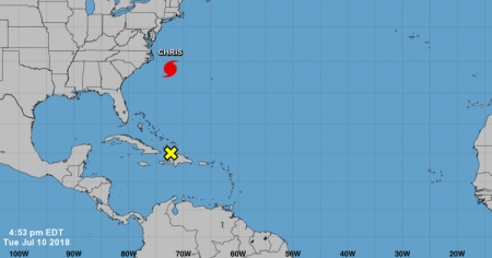 La tormenta tropical Chris ya es un huracán
