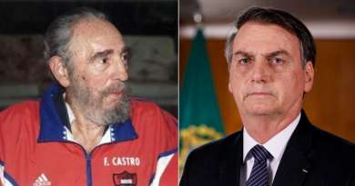 Bolsonaro dice que Fidel Castro está en un lugar muy caliente