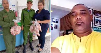 Opositor cubano arremete contra entrega de pollo a bomberos sobrevivientes de incendio en Matanzas