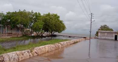 Comienza penetración del mar asociada a huracán Ian en playa del municipio Alquízar