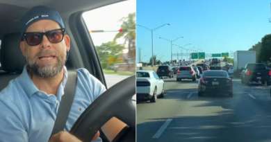 Javier Berridy dedica parodia al tráfico en Miami: "Caminando por el Expressway"