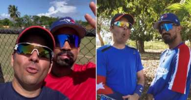 Luis Silva y Marlon Pijuán felicitan a los Astros y a peloteros cubanos del equipo campeón de Serie Mundial 