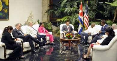 Vicepresidente cubano recibe delegación del Congreso de EE.UU. 