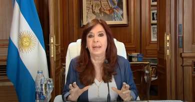 Condenan a expresidenta argentina Cristina Fernández a seis años de cárcel por corrupción
