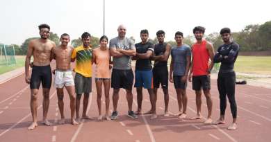 Campeón olímpico Anier García entrena atletas en India: "Estoy trabajando con gusto, con todas las condiciones"