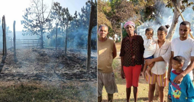 Recibe ayuda de la comunidad familia guantanamera que perdió todo en un incendio
