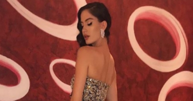 El vestido con el que la pareja de Maluma, Natalia Barulich, deslumbró en los Premios Billboard