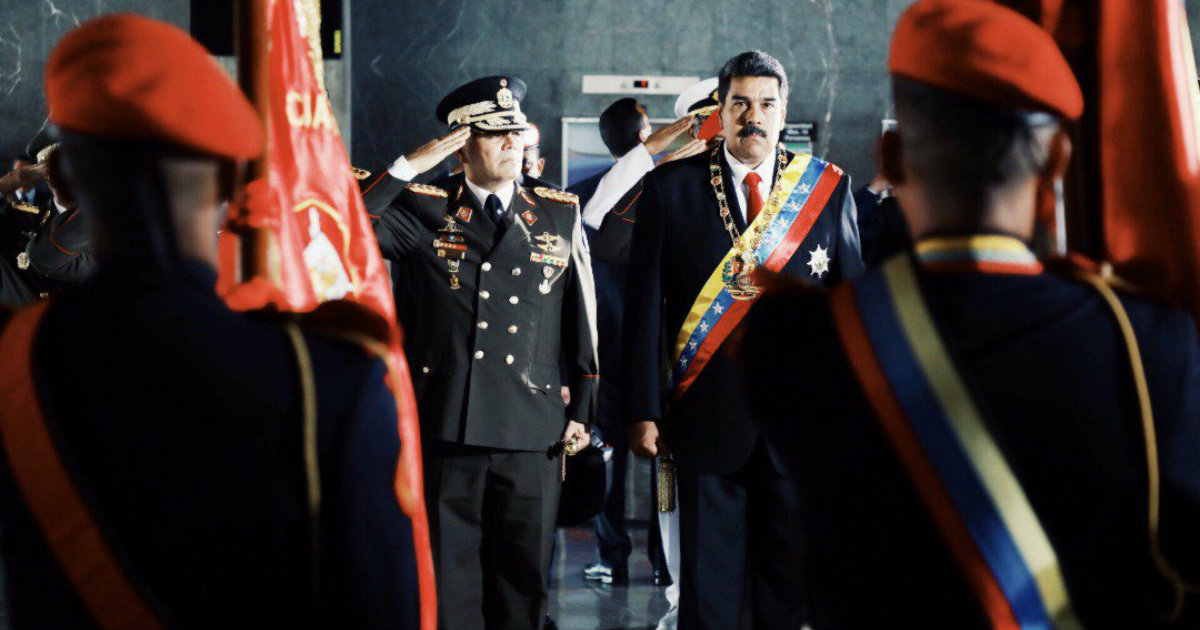 Nicolás Maduro, en su toma de posesión. © Nicolás Maduro /Twitter