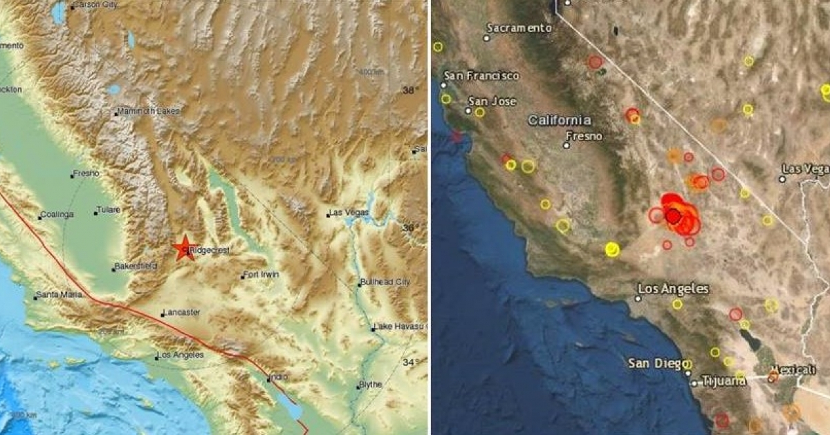 Un Terremoto De 7,1 Grados Golpea El Sur De California