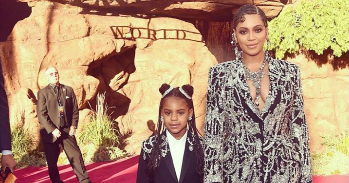 Beyoncé Y Su Hija Deslumbran Con Estilismos A Juego En El Estreno De El Rey León 9808