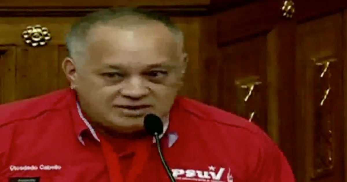 Diosdado Cabello, en conferencia del Foro de Sau Paulo © Captura de pantalla Hispan TV