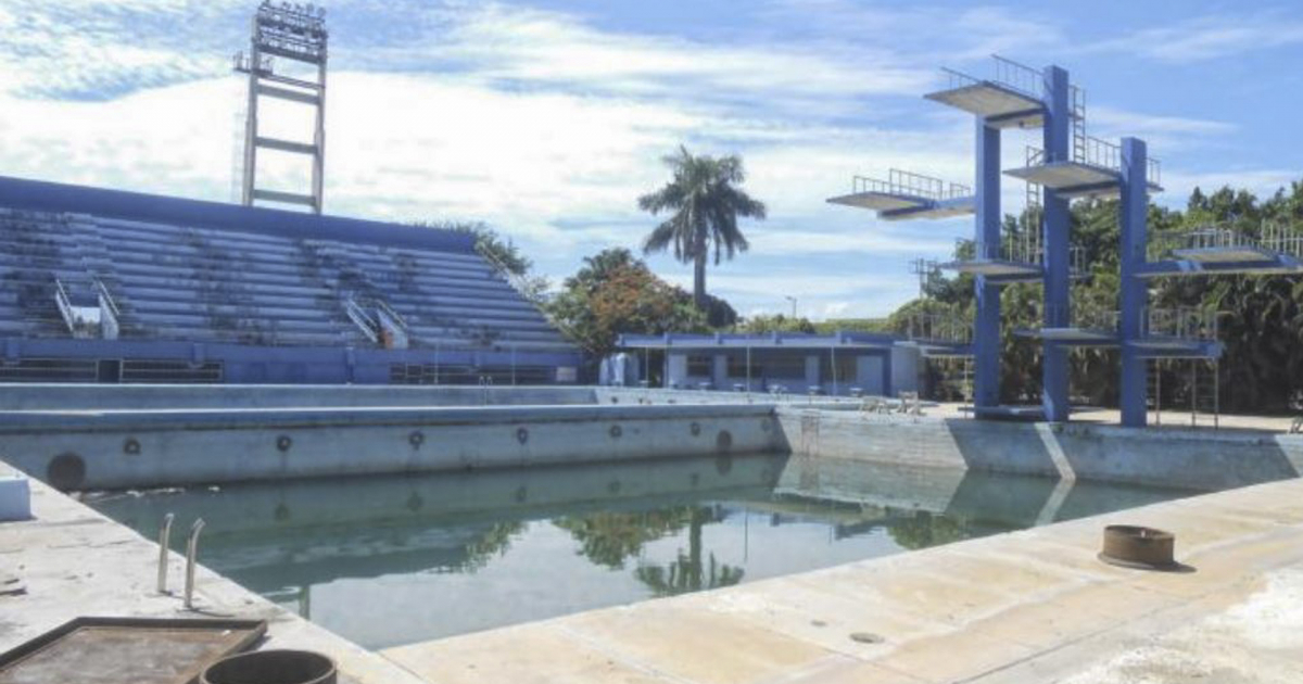 Una de las piscinas de la Ciudad Deportiva © Tribuna/Joyme Cuan