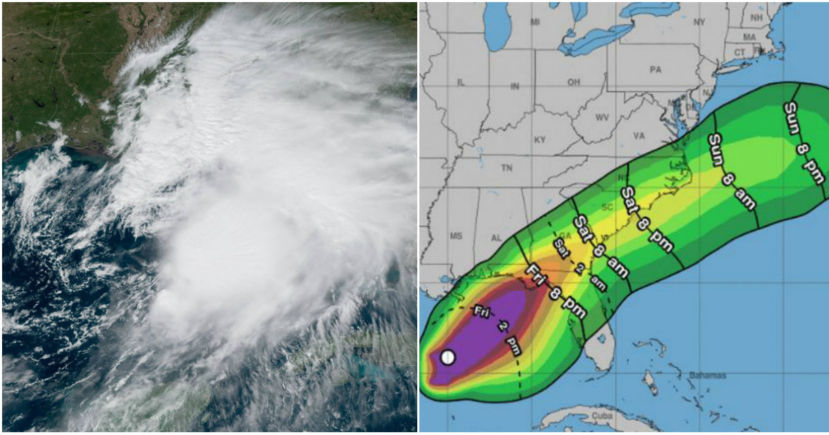 Se forma la tormenta tropical Néstor en el Golfo de México y afectará a