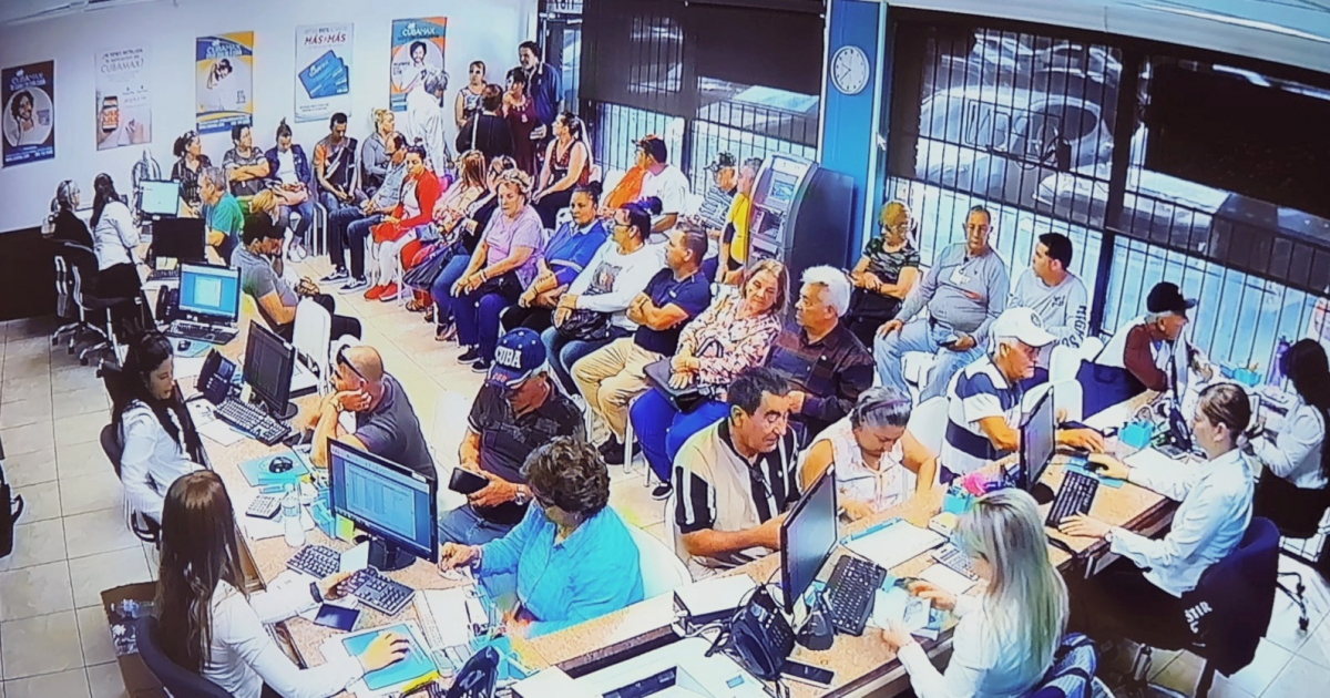 Oficinas de Cubamax este lunes. © CiberCuba