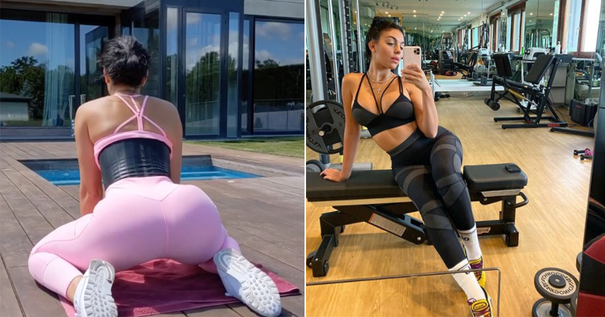 Georgina, novia de Cristiano Ronaldo, rompe Instagram con sus movimientos  de glúteos