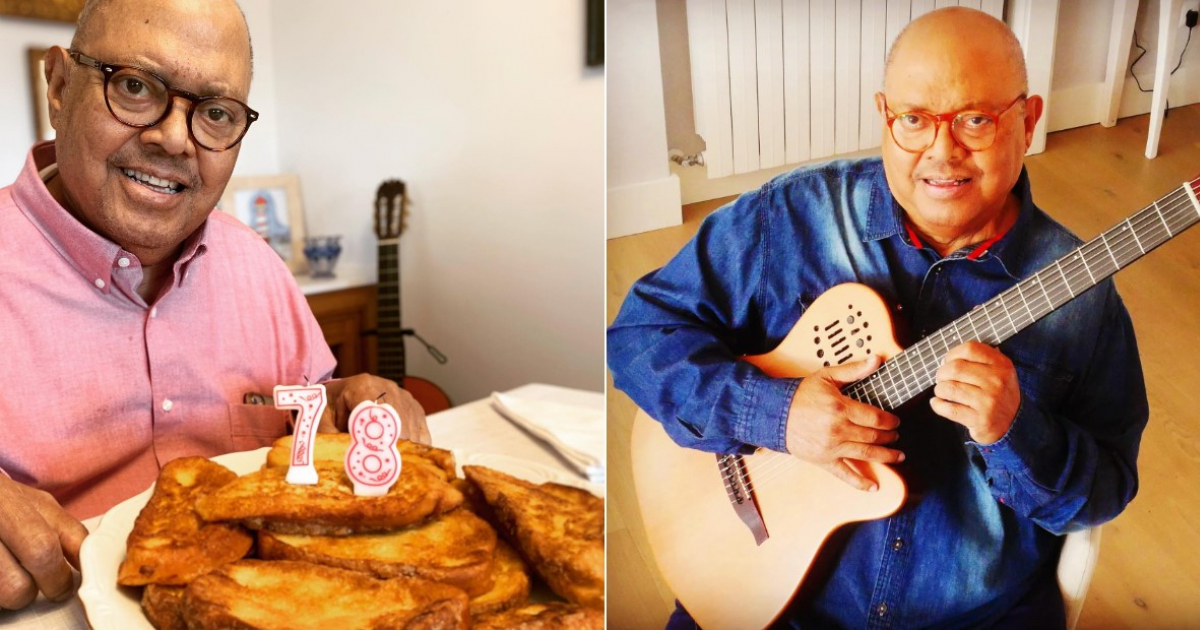 Pablo Milanés celebrates 78 years eating torrejas