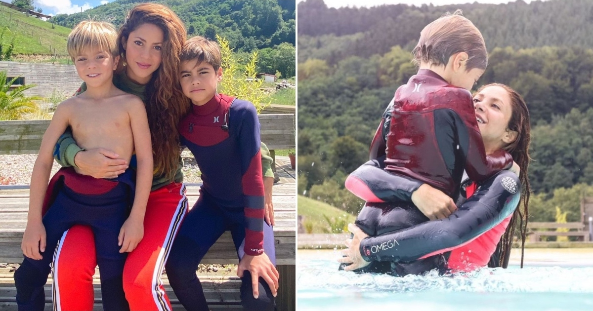 ¡Plan en familia! Shakira enternece a sus fans con fotos junto a sus