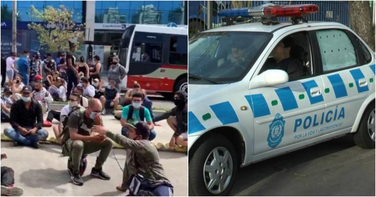 Twitter/Leo Sarro Press/Facebook/Policía Nacional de Uruguay