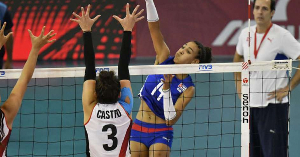 Claudia Tarín en Copa Panamericana de Voleibol © Jit/ Víctor Calvo