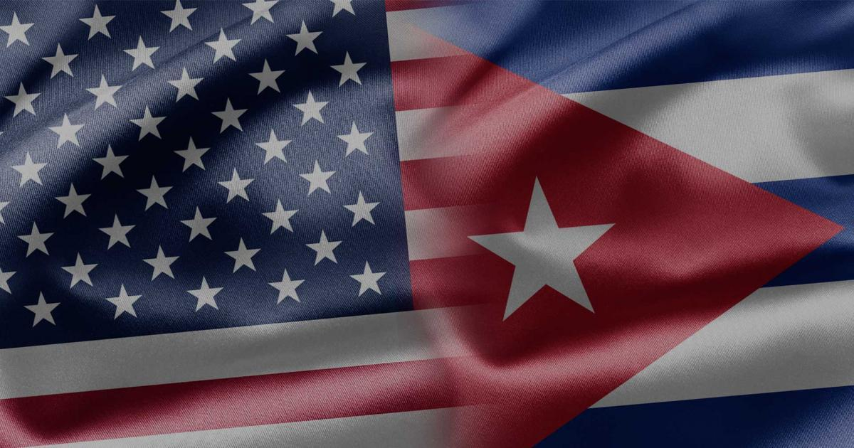 Banderas de EE.UU. y Cuba © Collage CiberCuba
