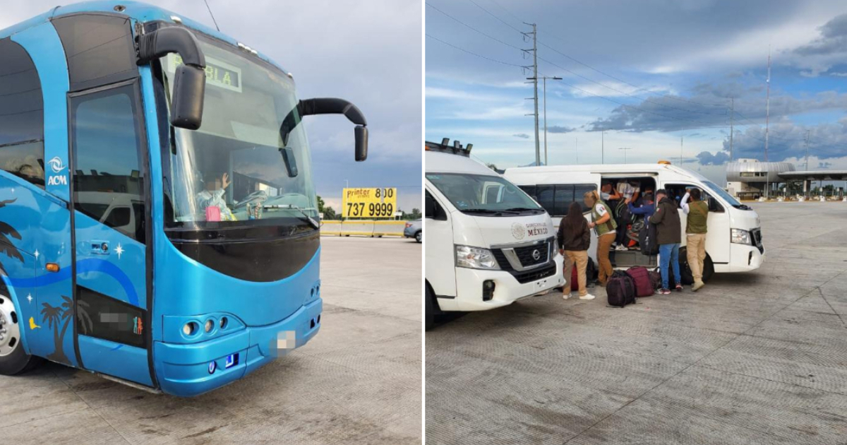 Detienen A 19 Migrantes Cubanos En Un Autobús En México