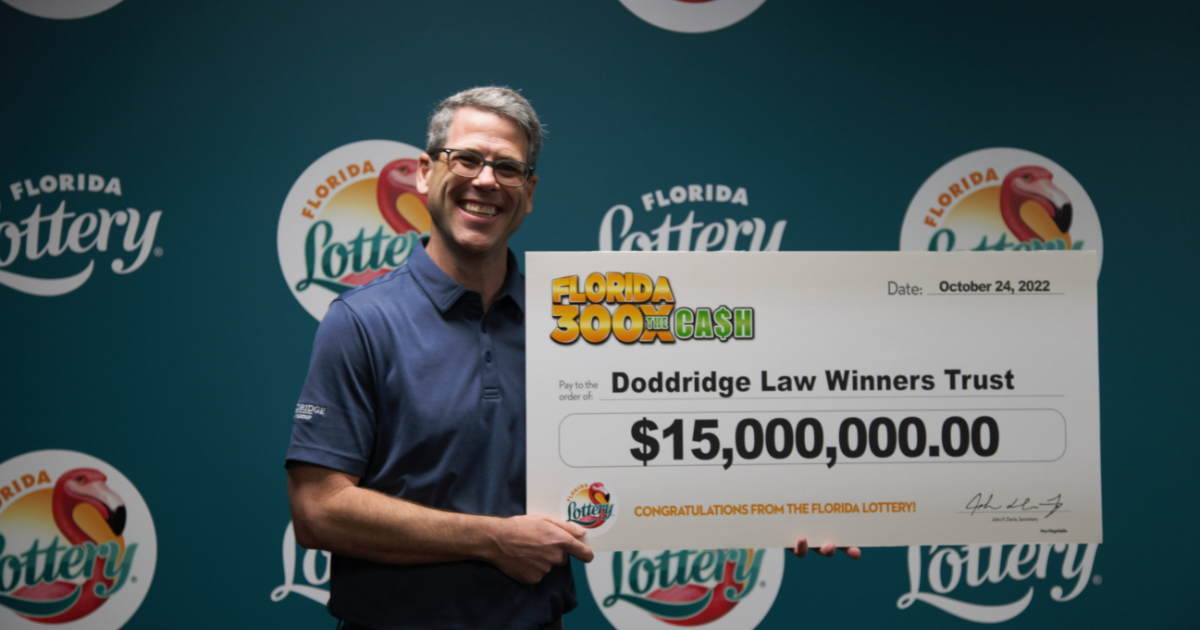 Florida Man Wins $15 Million With Lottery Scratch-Off