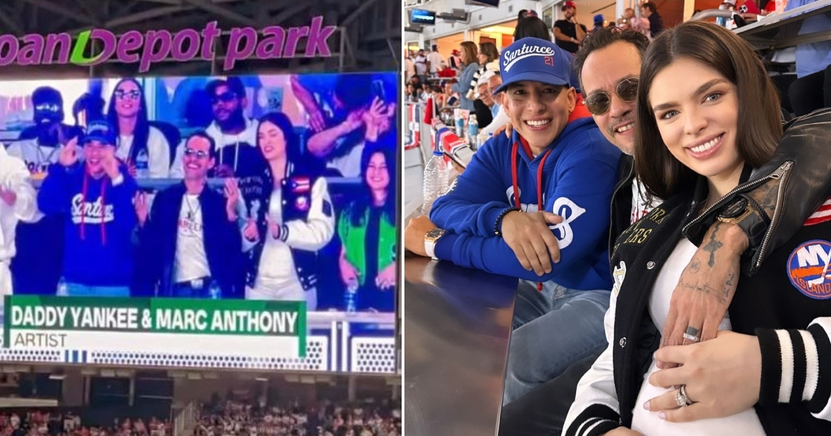 Así celebraron Daddy Yankee y Marc Anthony la victoria de Puerto Rico en el Clásico  Mundial de Béisbol