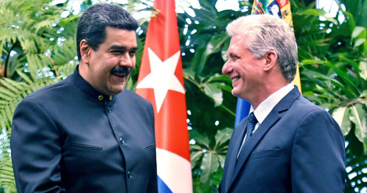 Nicolás Maduro y Miguel Díaz-Canel © Twitter / Nicolás Maduro