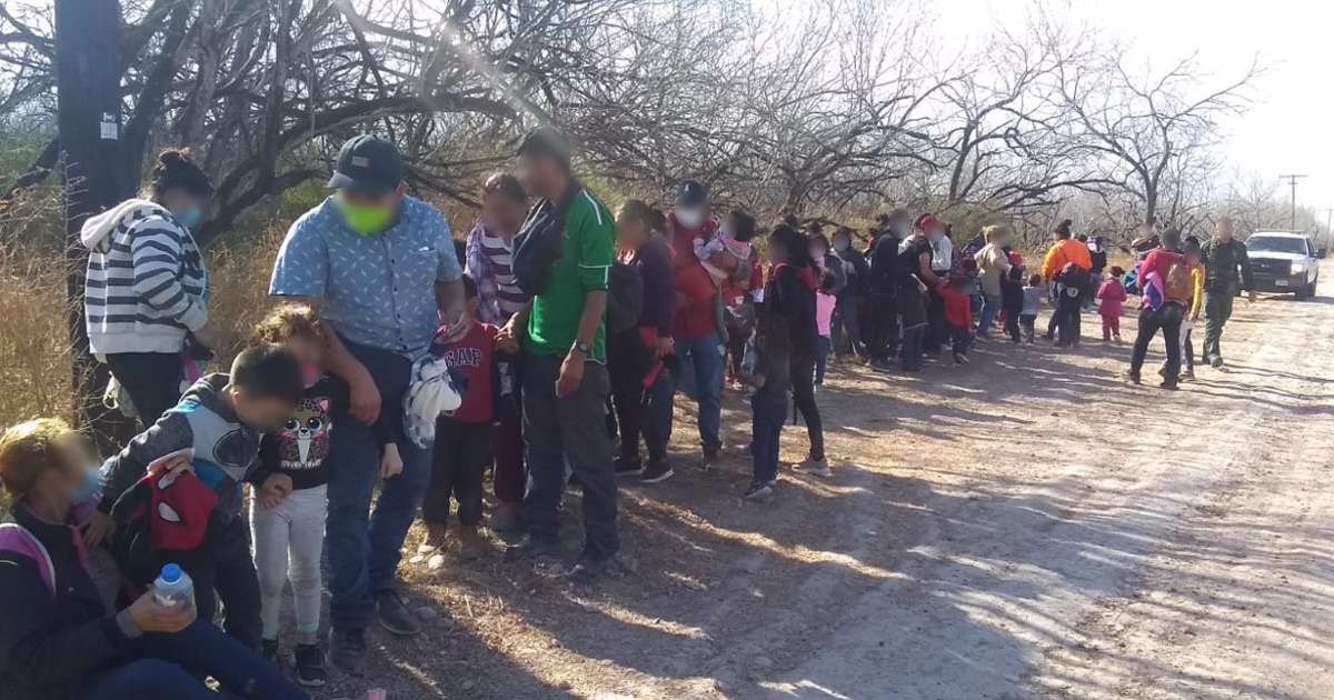 Inmigrantes capturados en el sector Rio Grande, Texas © CBP