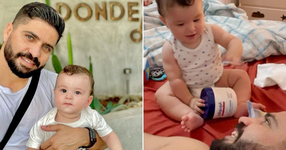 Alejandro Cuervo y su hijo Bastian © Instagram / Alejandro Cuervo