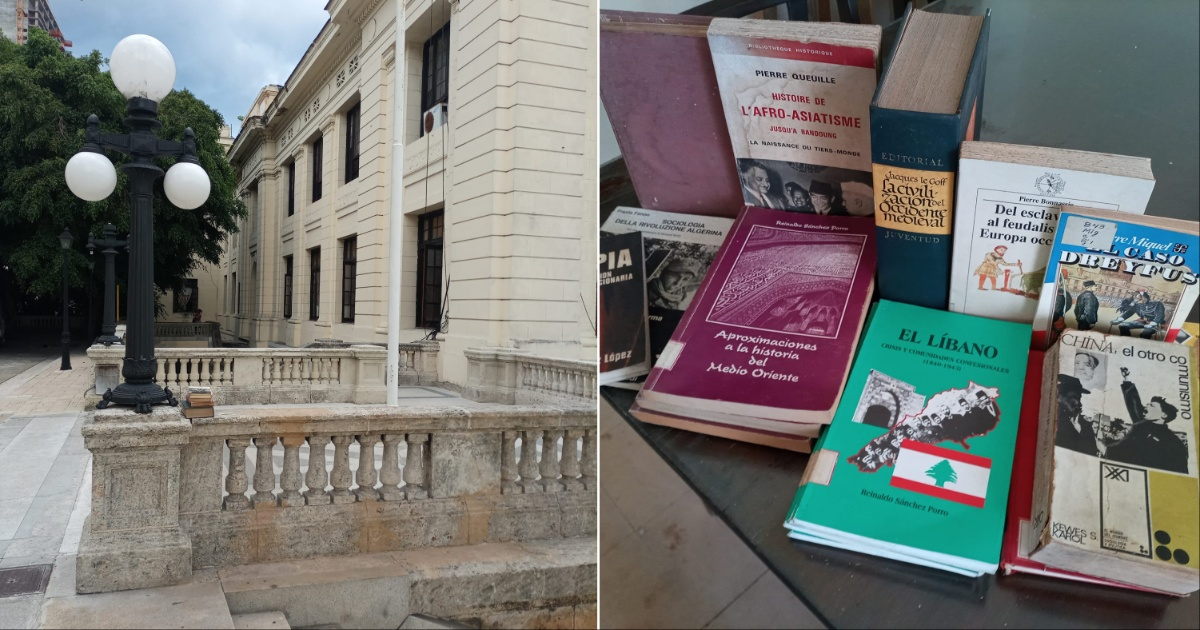 A university professor asks to save books after the closure of a library at the University of Havana