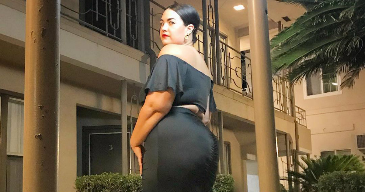Una modelo curvy se desnuda en Instagram y manda un mensaje a Kim