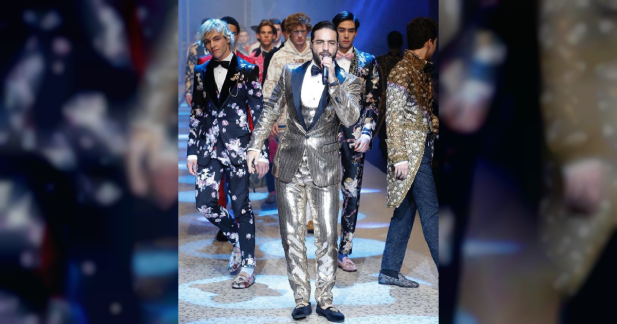 maluma modelo dolce gabbana