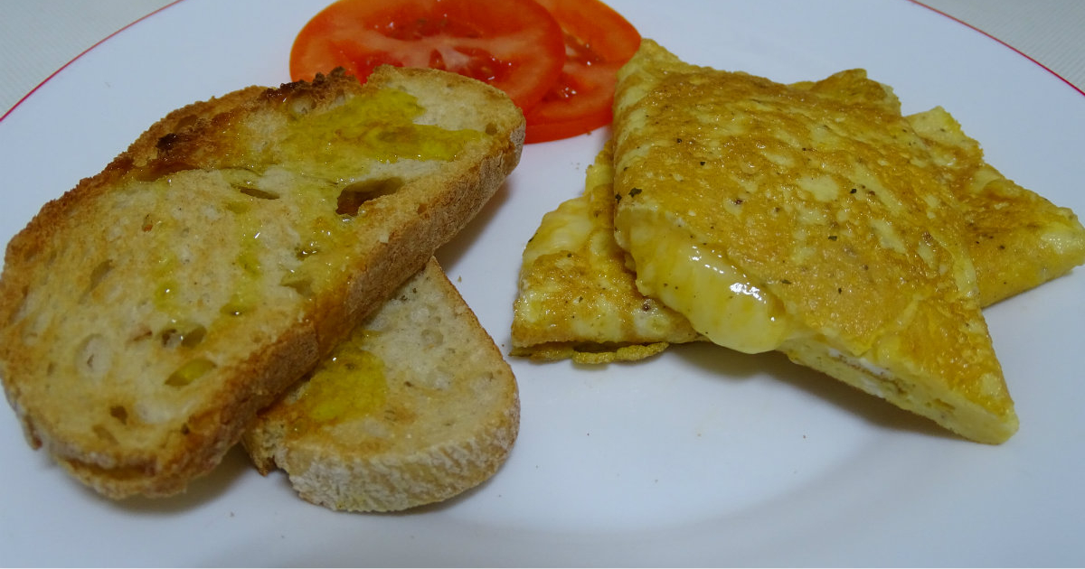 Receta de Tortilla de queso CiberCuba Cocina