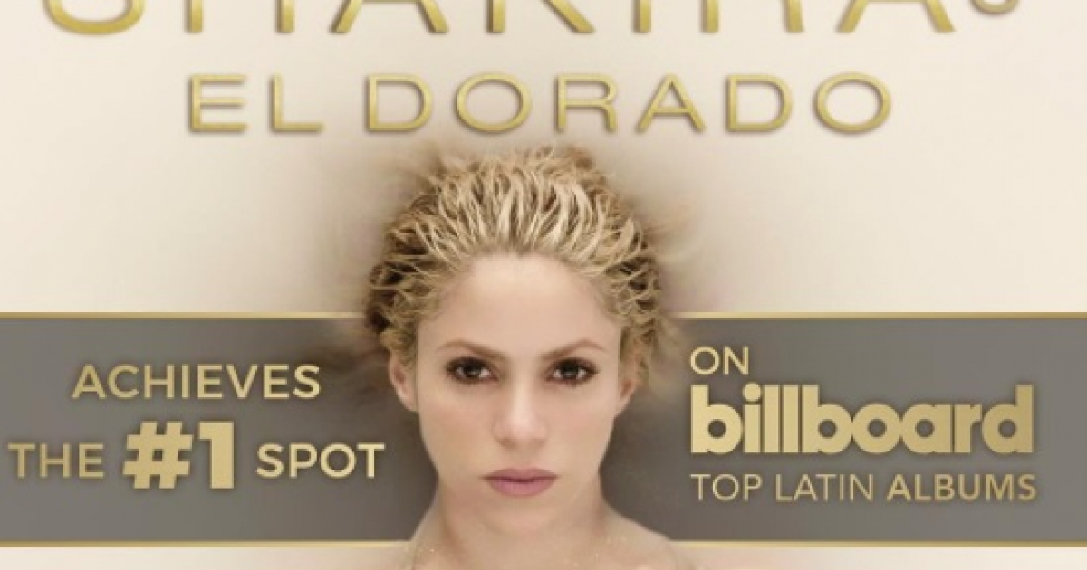 "El Dorado" alcanza el número uno en Billboard Álbum Latino