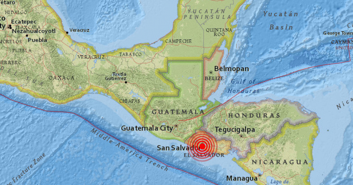 Sismo de magnitud 4.0 sacude capital de El Salvador