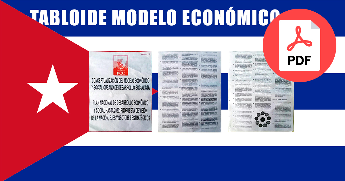 Tabloide sobre el nuevo Modelo Económico en Cuba en formato PDF