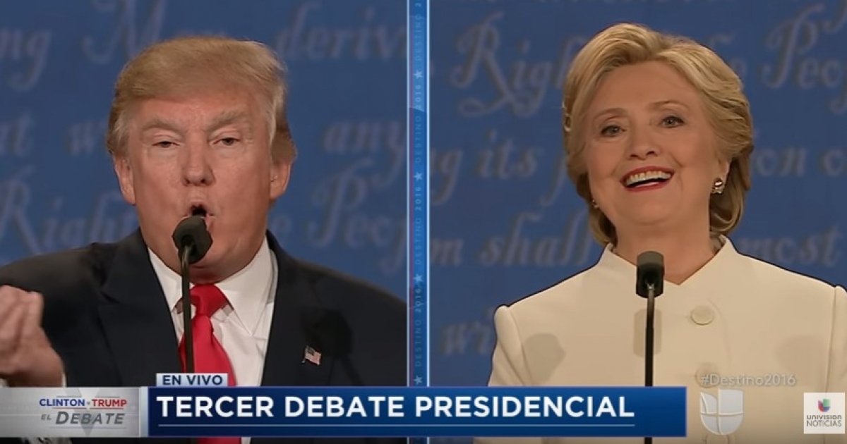 Tercer Y último Debate Presidencial: Clinton Vs.Trump (Completo En Español)